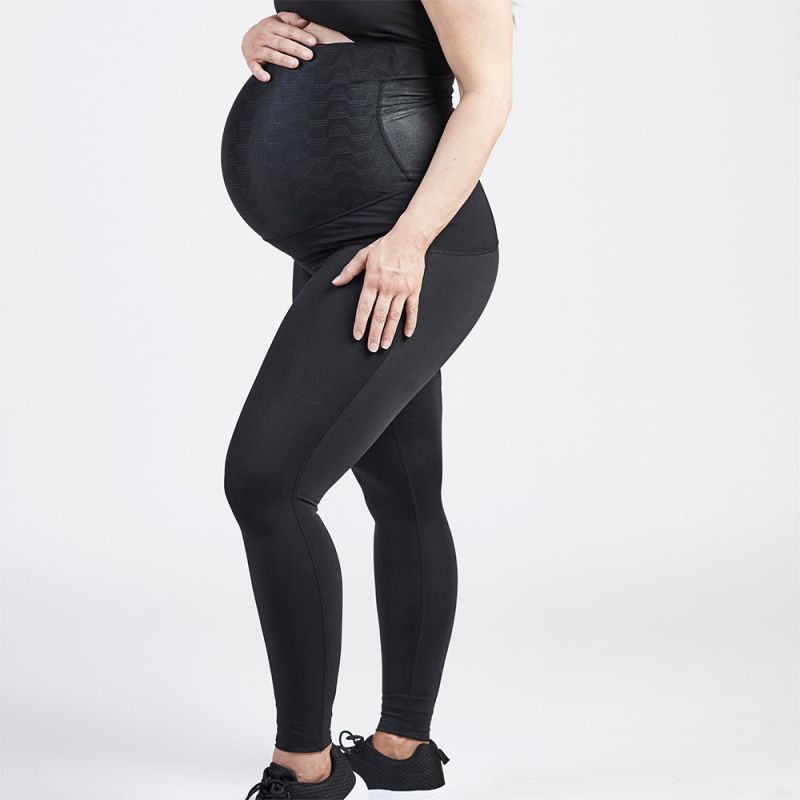 SRC Pregnancy Compression Leggings Over Tummy - Medical Compression  Garments Australia